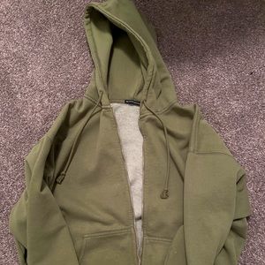 Brandy Melville  regular Matcha green Christy hoodie oversized size
